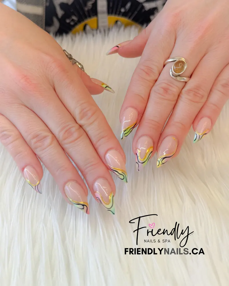 Nail Art nail design by Friendly Nails